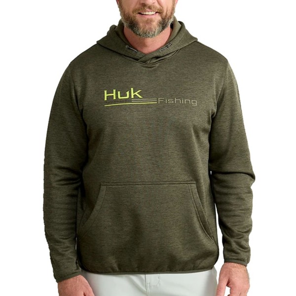 HUK Men's  Coldfront+ Graphic Fishing Hoodie