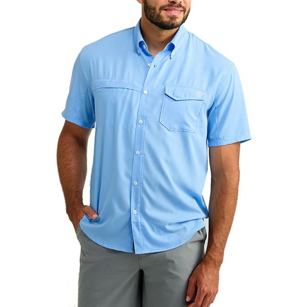 Men's Huk Tide Point Button Up Shirt - Huk