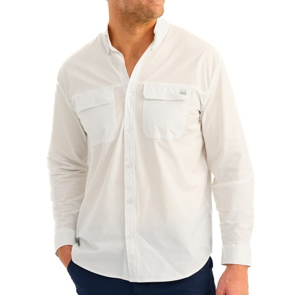 Men's Huk A1A Long Sleeve Button Up Shirt - Huk