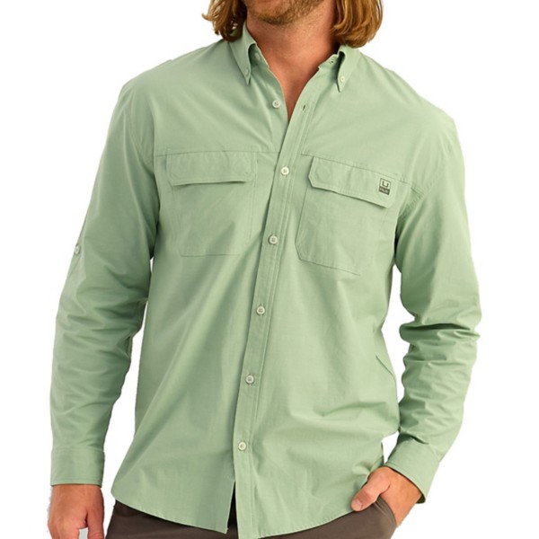 Men's Huk A1A Long Sleeve Button Up Shirt - Huk