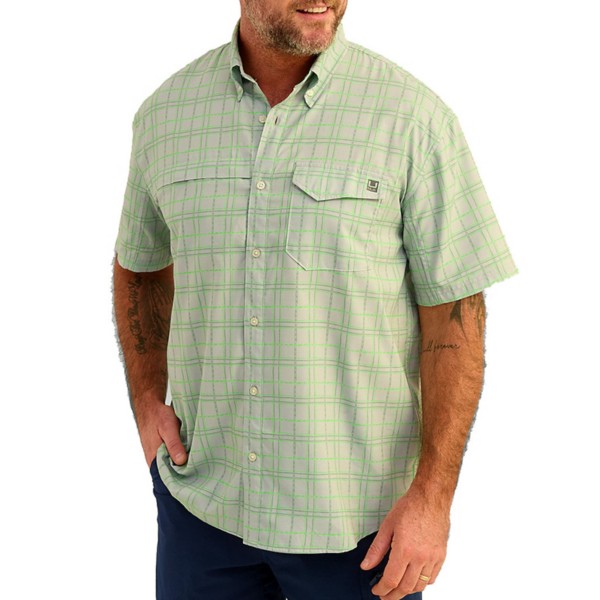 HUK Men's  Tide Point Button Up Shirt