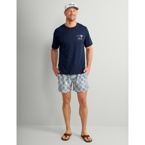 Men's Huk Fish Flag T-Shirt