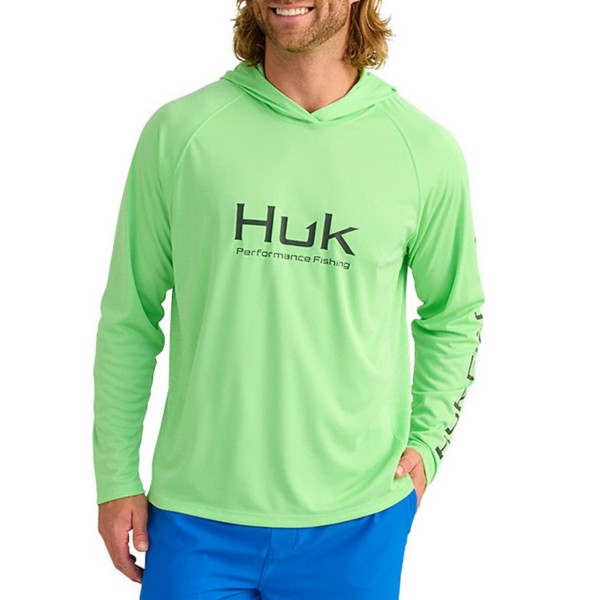 Men's Huk Vented Pursuit Long Sleeve Hooded T-Shirt - Huk