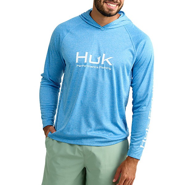 Men's Huk Vented Pursuit Long Sleeve Hooded T-Shirt - Huk