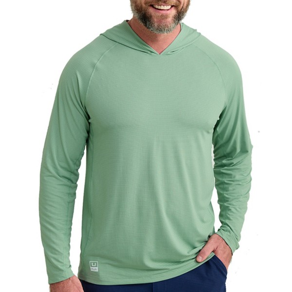 Men's Huk A1a Long Sleeve Hooded T-Shirt - Huk