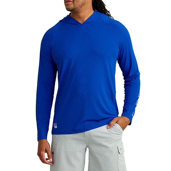 Men's Huk A1a Long Sleeve Hooded T-Shirt - Huk