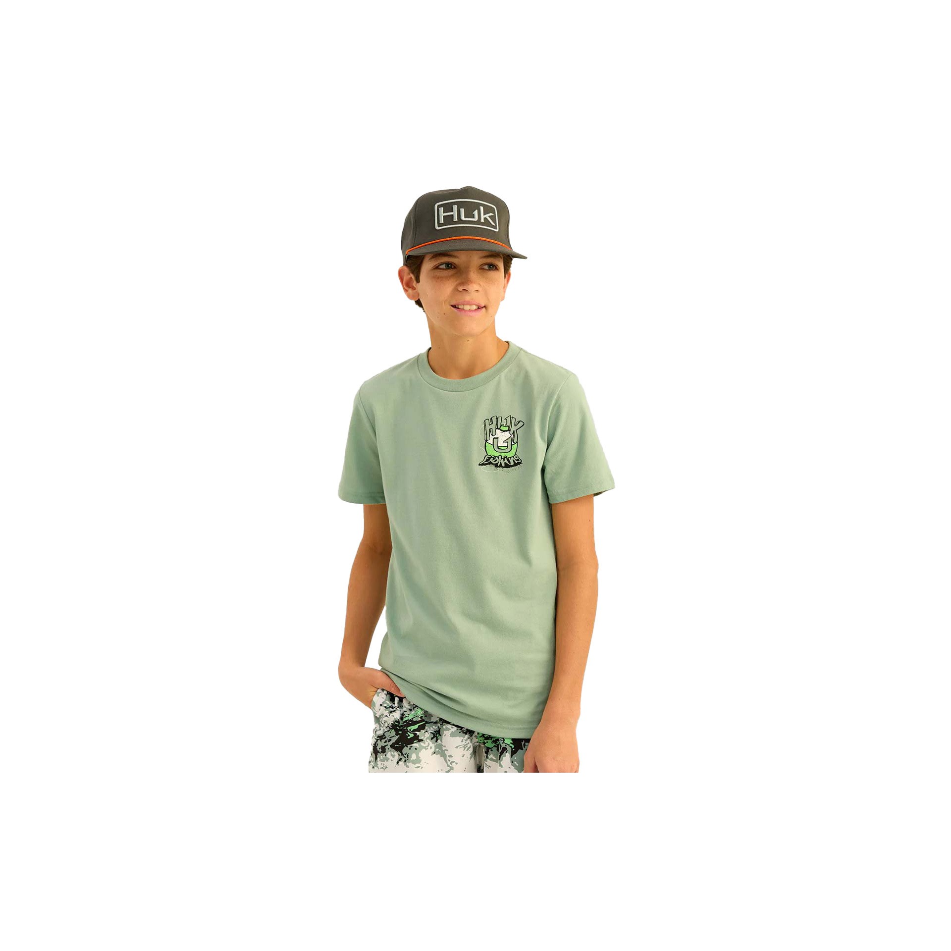 Boys' Huk Mossy Oak Pursuit Swim Shorts