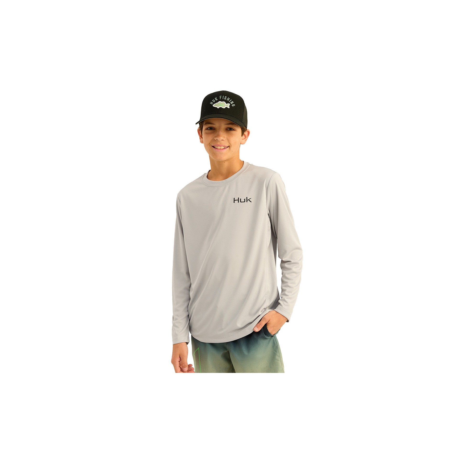 Boys' Huk Mossy Oak Pursuit Swim Shorts