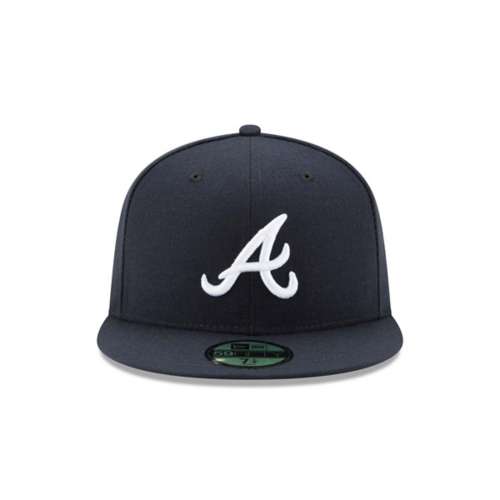 Atlanta Braves A-TOOTH White-Black Fitted Hat by New Era