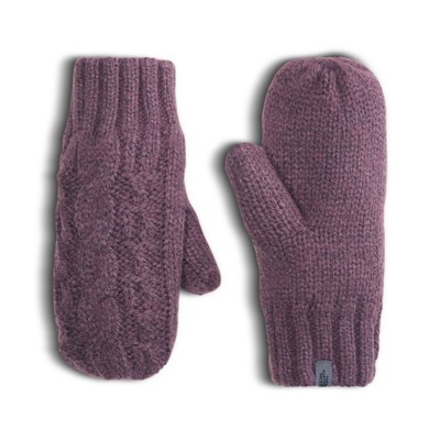 north face cable knit mittens