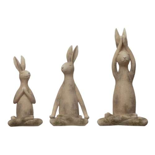 Creative Co-Op Yoga Rabbit (Styles May Vary)