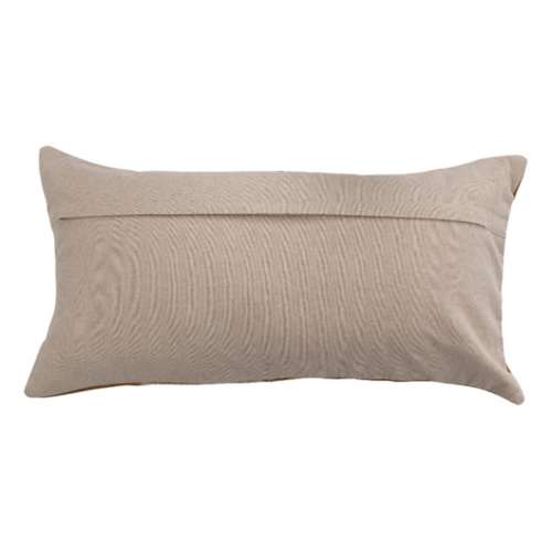 Creative Co-Op 28"x14" Cotton Printed Pieced Lumbar Pillow