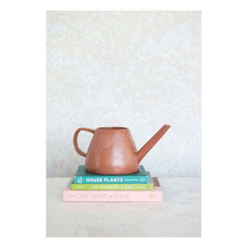 Creative Co-Op 1 Quart Stoneware Watering Can