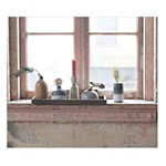 Creative Co-Op Mango Wood Tray w/ 1 Taper Holder & 4 Vases - Thumbnail 3 of 5