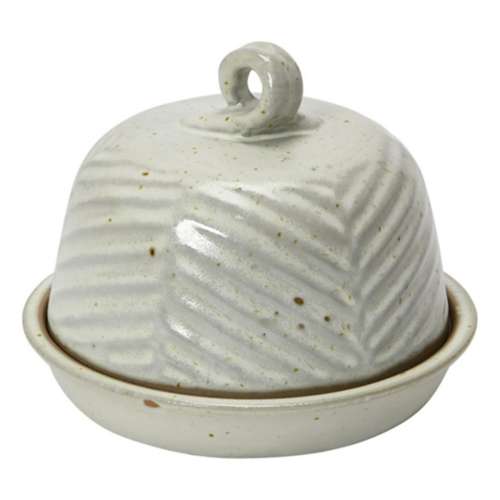 Creative Co-Op Ceramic Domed Dish with Handle