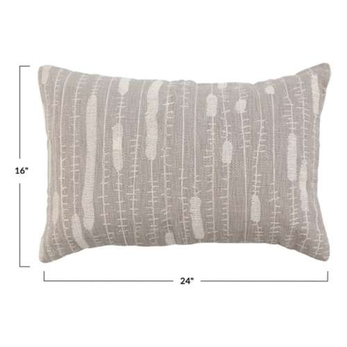 Creative Co-Op 24"x16" Cotton Lumbar Pillow