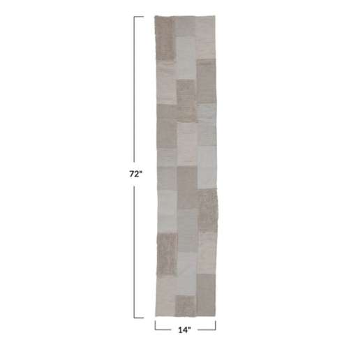 Creative Co-Op Cotton Patchwork Table Runner