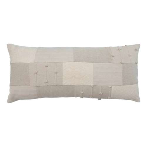 Creative Co-Op 36"x36" Cotton Patchwork Lumbar Pillow