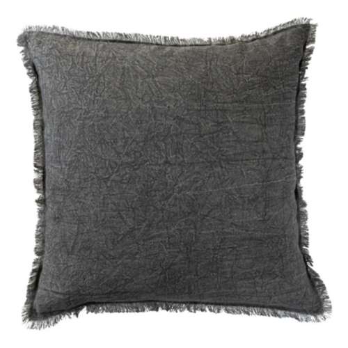 Creative Co-Op 20" Square Stonewashed Linen Pillow