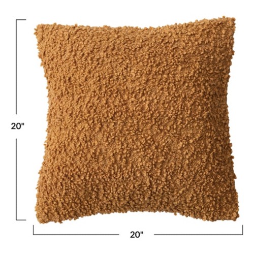 Creative Co-Op 20" Square Woven Boucl Fabric Indoor/Outdoor Pillow - Primary Image