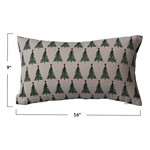 Creative Co-Op Stonewashed Cotton Printed Lumbar Pillow - Thumbnail 2 of 3