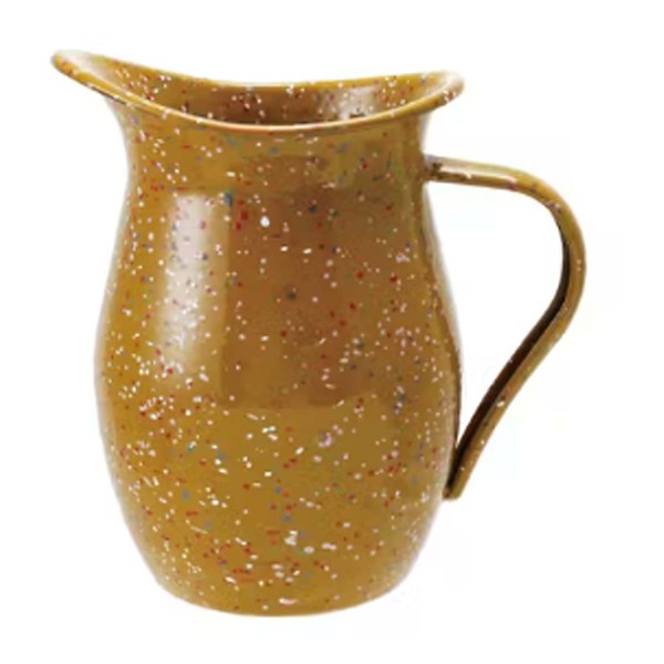 Creative Co-Op 1.5Q Enameled Splatterware Pitcher