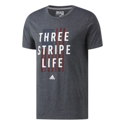 adidas three stripe life shirt