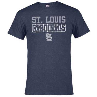 St Louis Cardinals Pride Of MLB Genuine Merchandise Grey T-Shirt Size 2XL