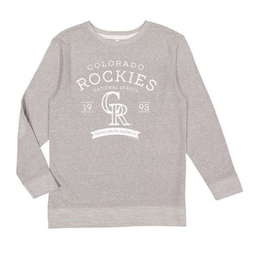 Youth White/Black Colorado Rockies V-Neck T-Shirt Size: Extra Large