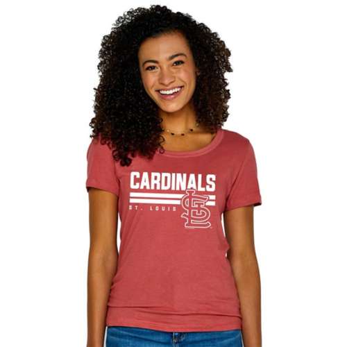 Soft As A Grape Cardinals Baseball Women's St. Louis Cardinals Great Jeresey T-Shirt Large Crimson