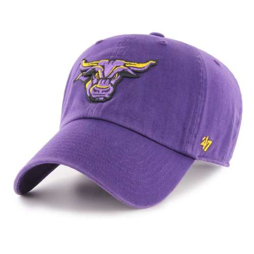 Men's '47 Purple LSU Tigers Hand Off Clean Up Adjustable Hat