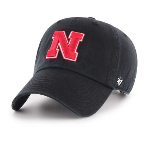 47 Brand Nebraska Cornhuskers Logo Clean Up Adjustable Hat