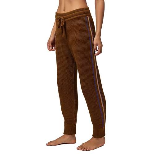 Women's Spiritual Gangster Sripe Waffle Pants