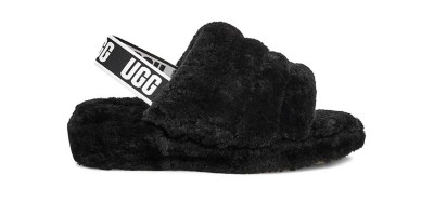 fuzzy uggs slides