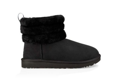 ugg fluff mini black