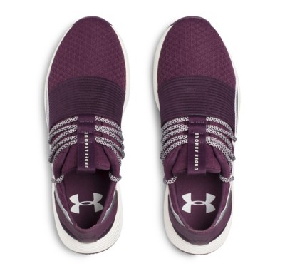 women's maroon under armour shoes