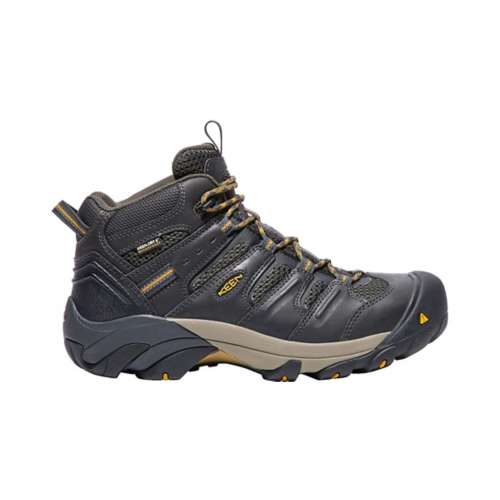 Men's KEEN Lansing Mid Waterproof Steel Toe Hiking Uptempo Boots