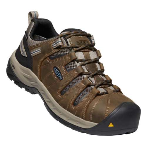 Men's KEEN Flint II WP Steel Toe Shoes Waterproof Work Boots