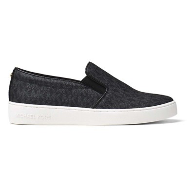 mk black slip on shoes