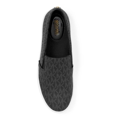 michael kors women's black slip on shoes