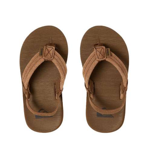 Toddler Boys' Quiksilver Suede Carver Flip Flop sandals