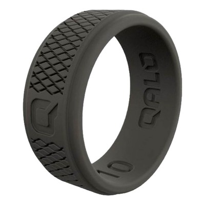 Men's Qalo Men's Crosshatch Silicone Ring