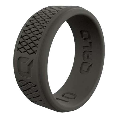 Men's Qalo Crosshatch Silicone Ring