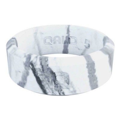 Women's Qalo Modern Marble Silicone Ring
