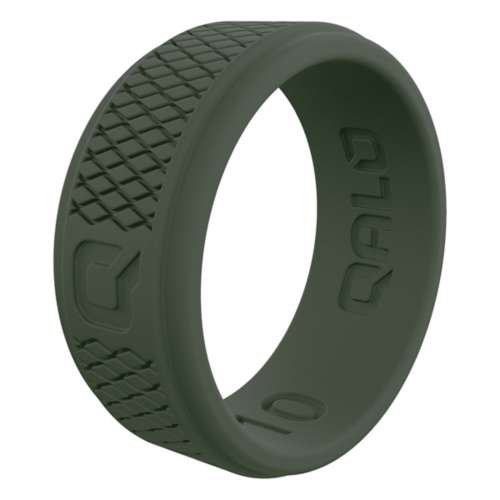 Men's Qalo Crosshatch Silicone Ring