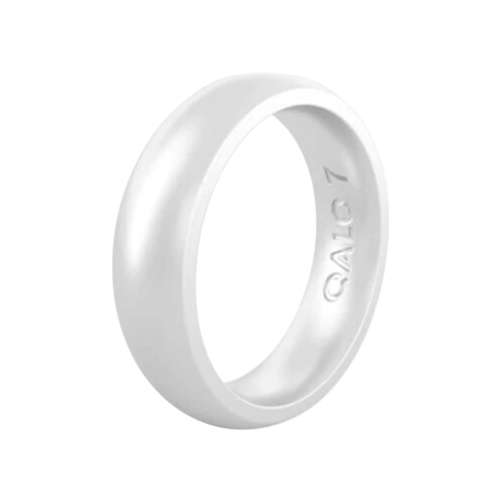 Women's Qalo Women's Metallic Classic Silicone Ring