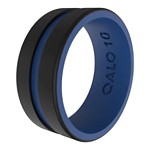 Men's Qalo Folds Of Honor Police Strata Ring - Thumbnail 1 of 3