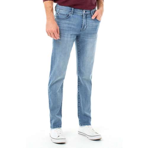 Men's Liverpool Los Angeles Kingston Vintage Premium Modern Relaxed Fit Straight chain-link jeans