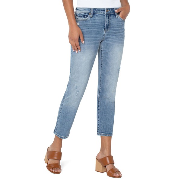 Women's Liverpool Los Angeles Crop Slim Fit Straight Jeans product image