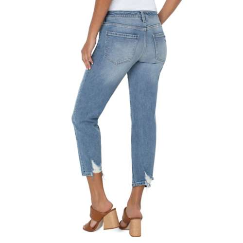 Women's Liverpool Los Angeles Crop Slim Fit Straight Jeans